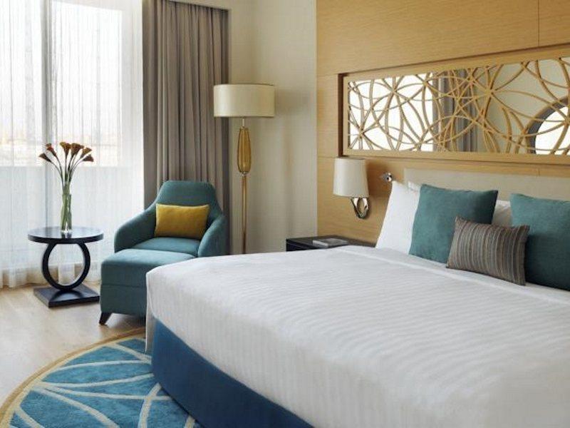 Marriott Executive Apartments Al Jaddaf, Dubai Luaran gambar A bedroom at the hotel